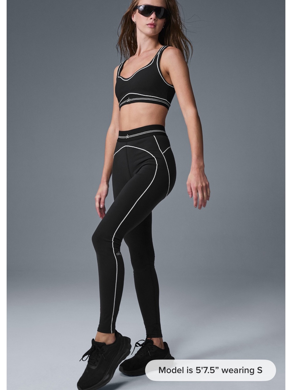 ALO Airbrush High Waist Heart Throb Leggings